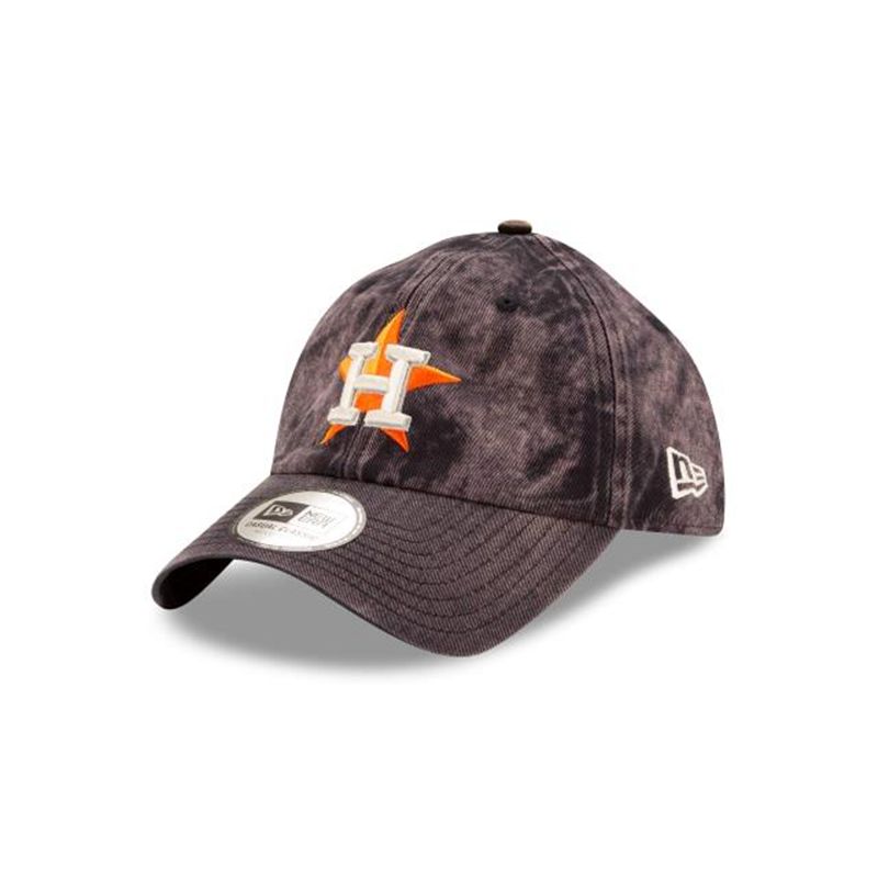 MLB Houston Astros Hand Brush Wash Casual Classic Adjustable (BOC9666) - Blue New Era Caps